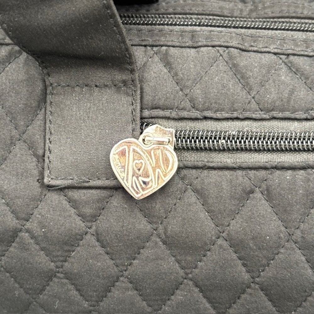 Denver Broncos Black Custom Rhinestone Logo Quilted Tote Bag Purse - Picture 3 of 13